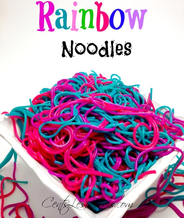 Rainbow Noodles recipe