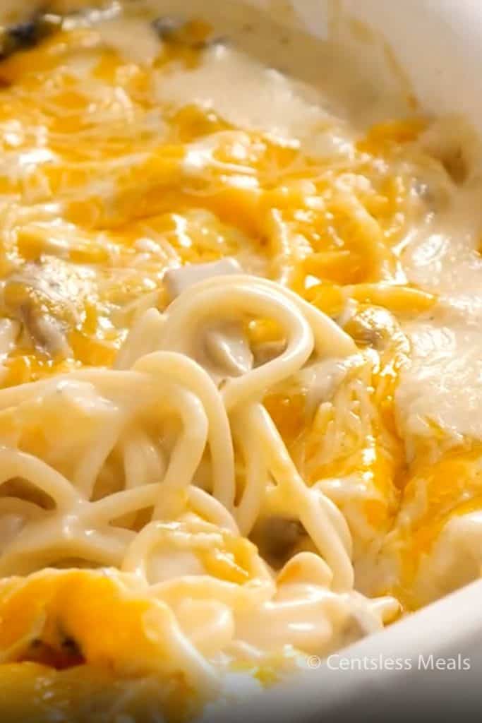 Chicken Tetrazzini Great For Leftover Turkey Too The Shortcut Kitchen 4391