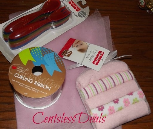 ingredients for washcloth candies