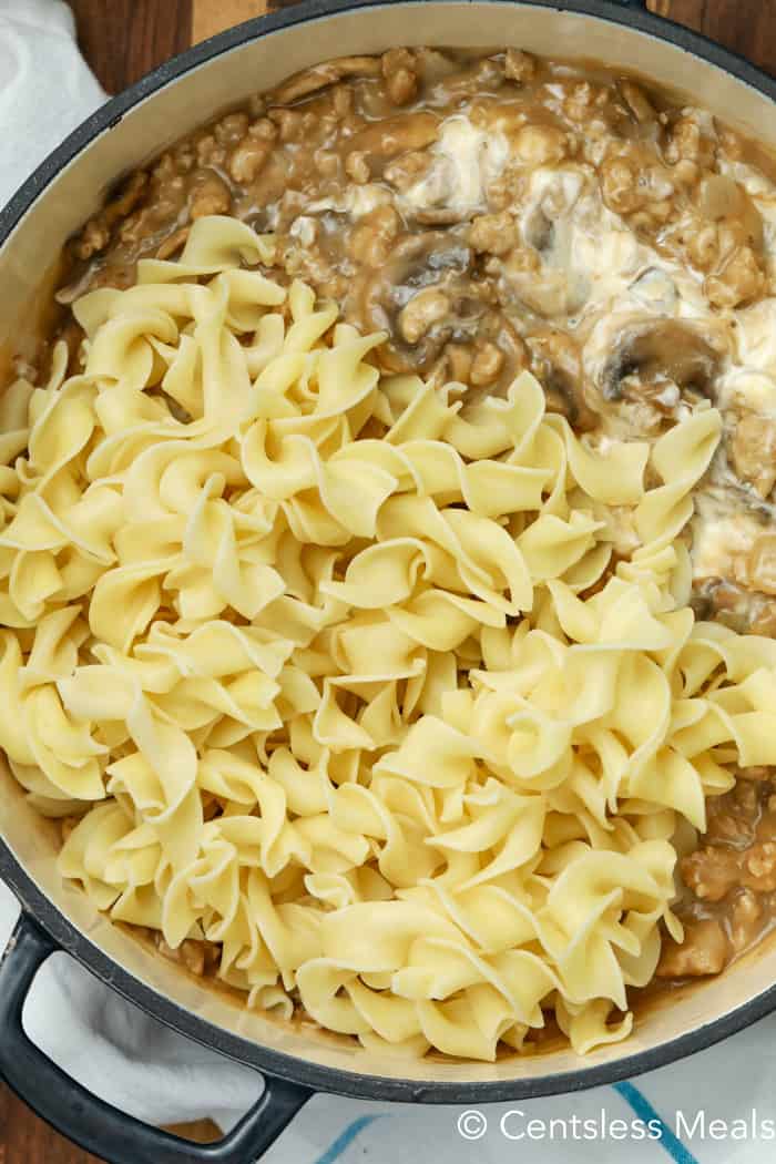 Creamy Beef Mushroom Stroganoff Recipe The Shortcut Kitchen   Creamy Beef Mushroom Stroganoff CentslessMeals3 