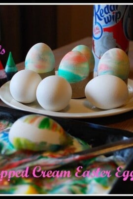 DIY Easter egg coloring