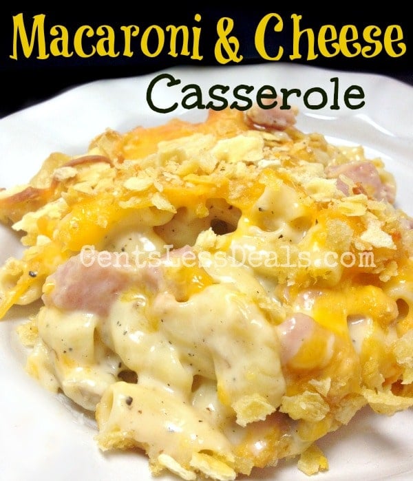 Creamy macaroni & cheese casserole recipe