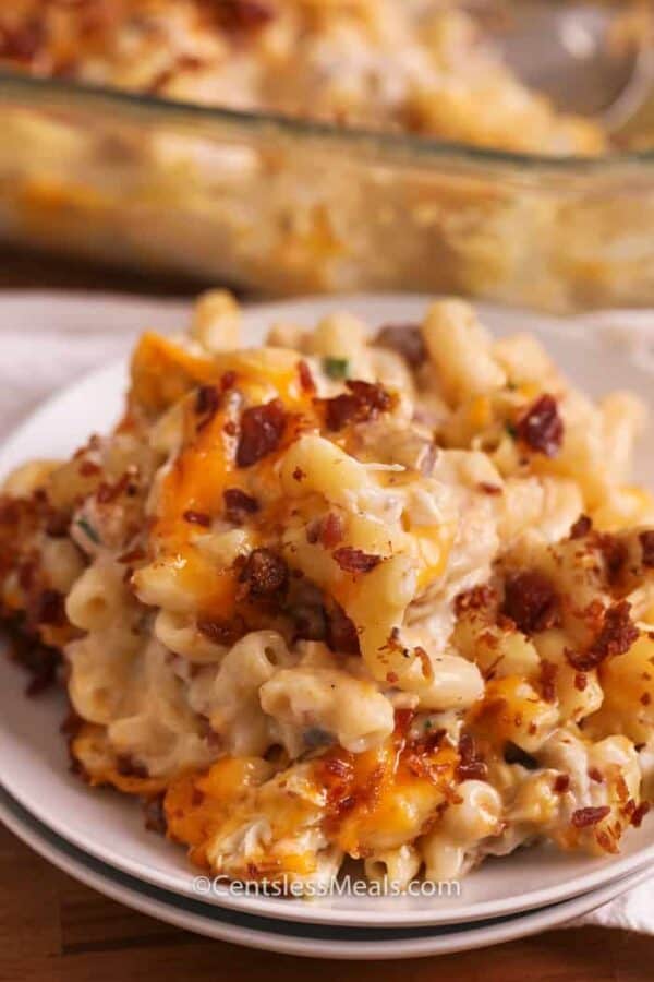 Chicken Mac And Cheese With Bacon The Shortcut Kitchen 4141