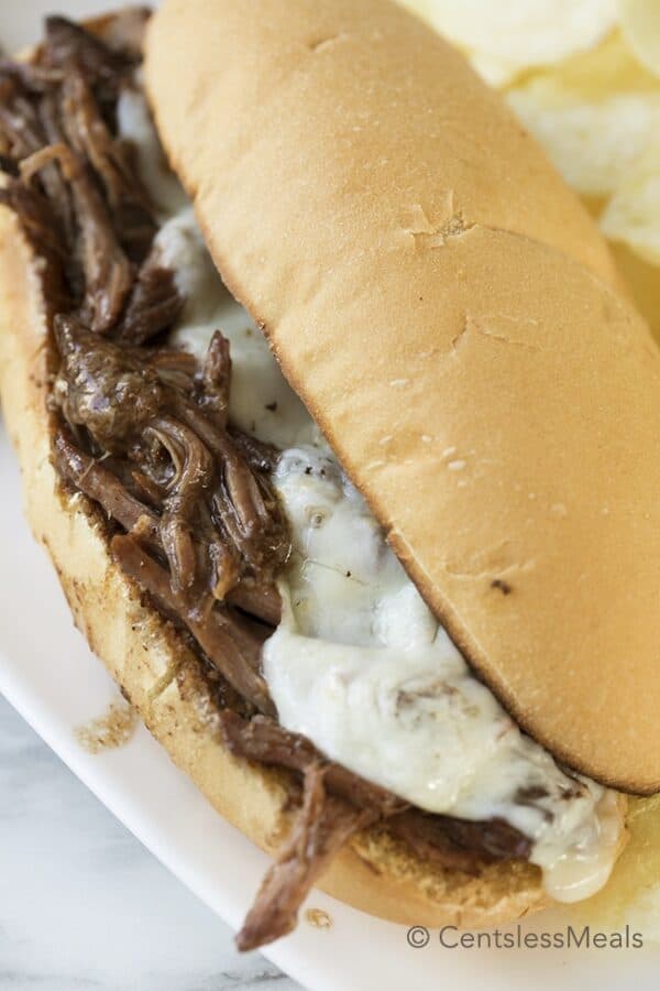 Crock Pot Italian Beef (Sandwiches) The Shortcut Kitchen