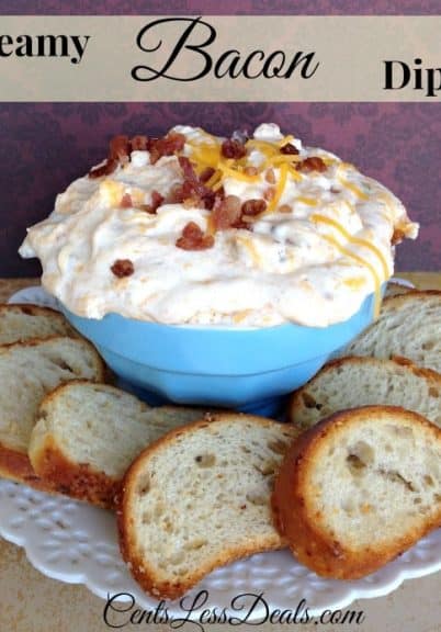 Creamy Bacon Dip recipe - CentsLess Meals