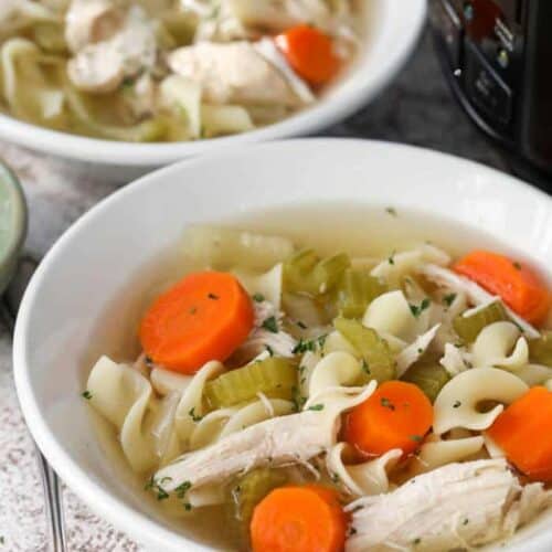 CrockPot Chicken Noodle Soup {Made from Scratch} The Shortcut Kitchen