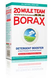 Box of borax for household uses for borax