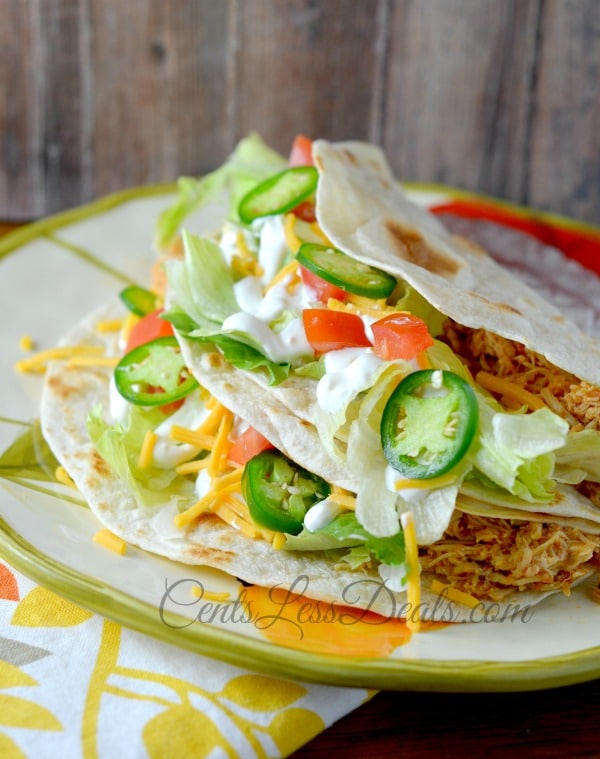 easy crockpot chicken tacos recipe