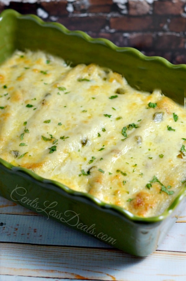 Sour Cream Chicken Enchiladas - CentsLess Meals