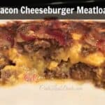 bacon cheeseburger meatloaf with a title