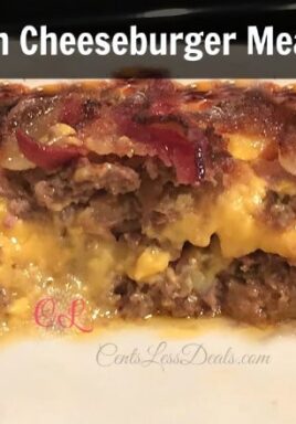 Bacon Cheeseburger Meatloaf recipe  CentsLess Meals