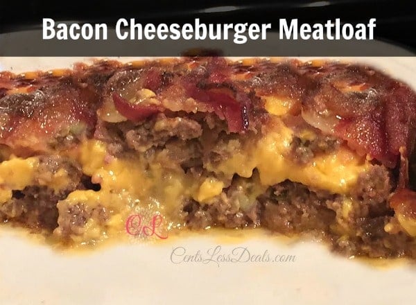 bacon cheeseburger meatloaf with a title