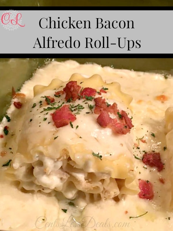 Chicken Bacon Alfredo Roll Ups Recipe Centsless Meals