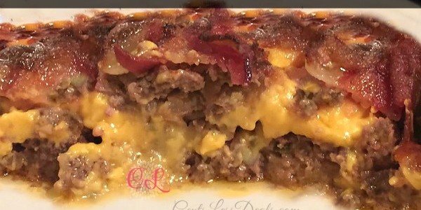 Bacon cheeseburger meatloaf