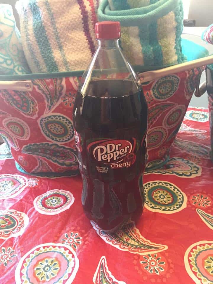 Bottle of Dr. Pepper Cherry