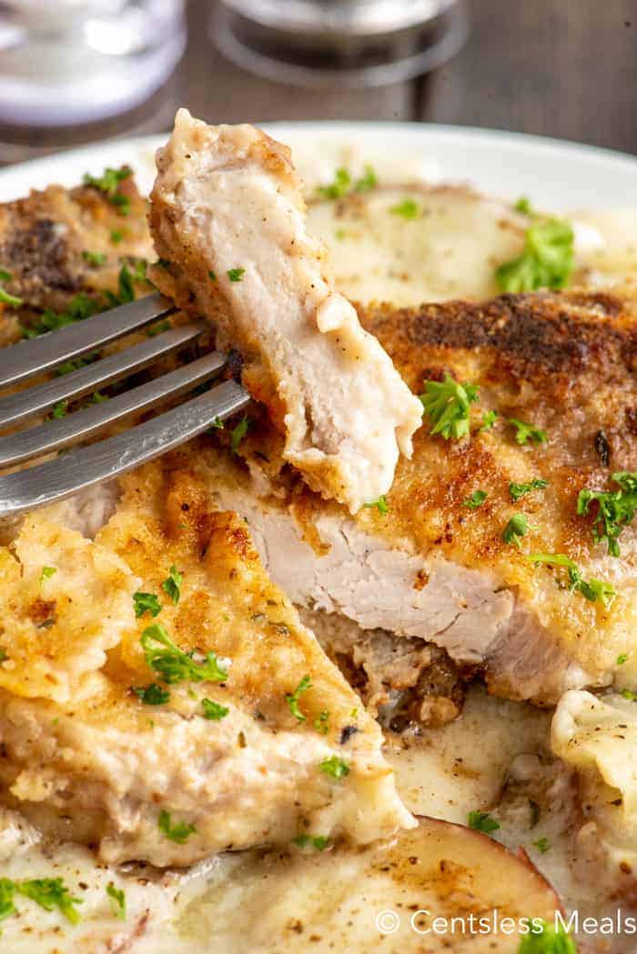 Pork Chop Potato Bake Recipe The Shortcut Kitchen