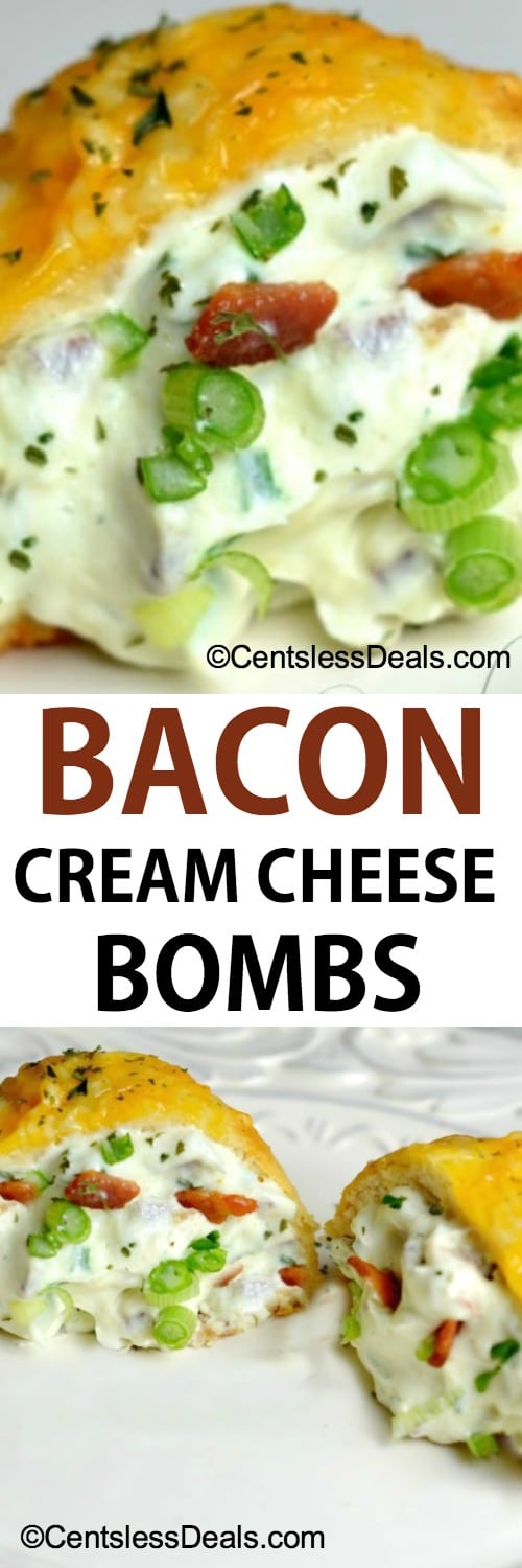 Bacon Cream Cheese Bombs recipe CentsLess Meals
