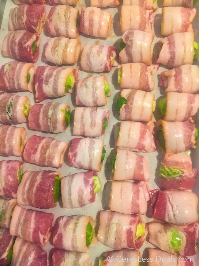 Bacon Wrapped Brussels Sprouts - The Shortcut Kitchen