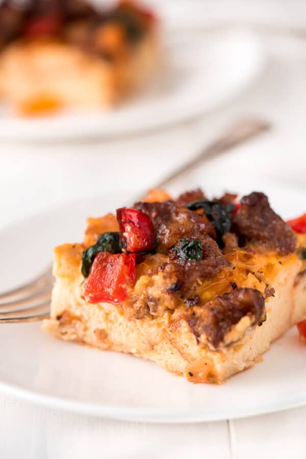 Egg and Sausage Breakfast Casserole - The Shortcut Kitchen