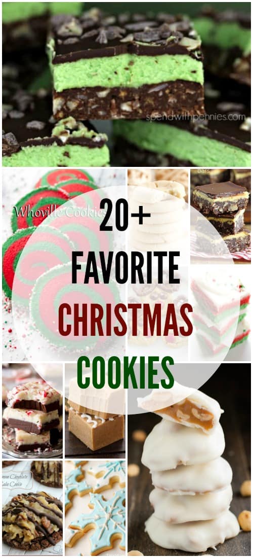 Christmas cookie recipes with a title