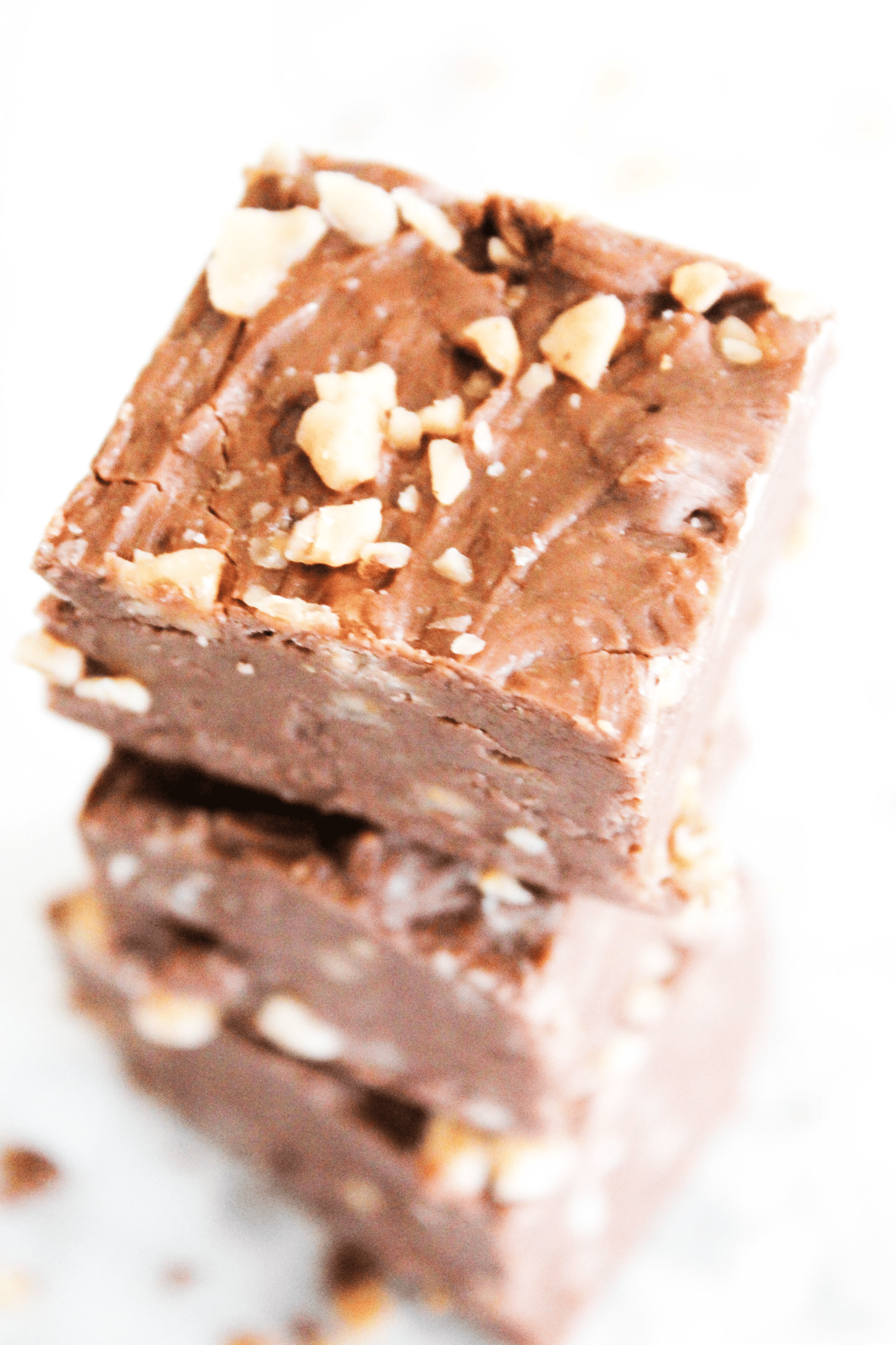 Toffee fudge with nuts