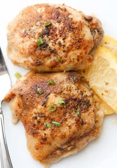 Baked Lemon Chicken Thighs - CentsLess Meals