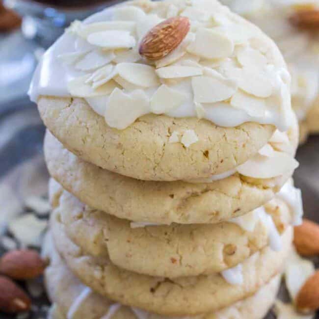 Buttery Almond Cookies The Shortcut Kitchen