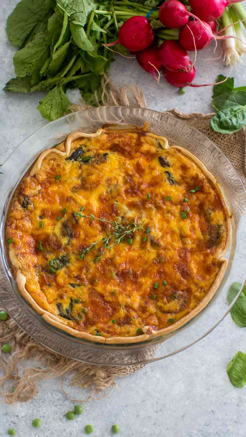 Spinach Quiche Recipe The Shortcut Kitchen