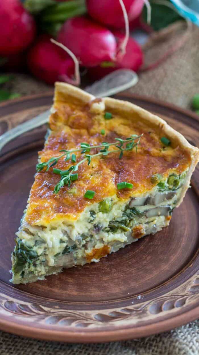 Spinach Quiche Recipe The Shortcut Kitchen