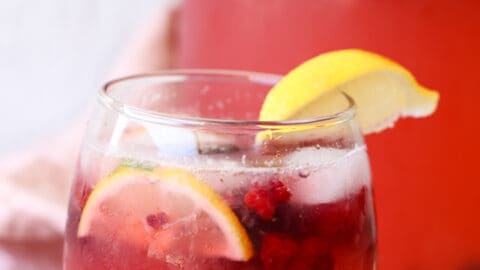 Sparkling Berry Lemonade {Just 3 Ingredients!} - The Shortcut Kitchen