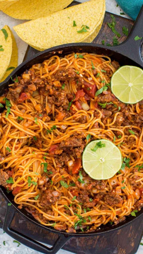 spaghetti taco oppskrift | Matawama.com