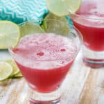 Cosmo cocktails with lime