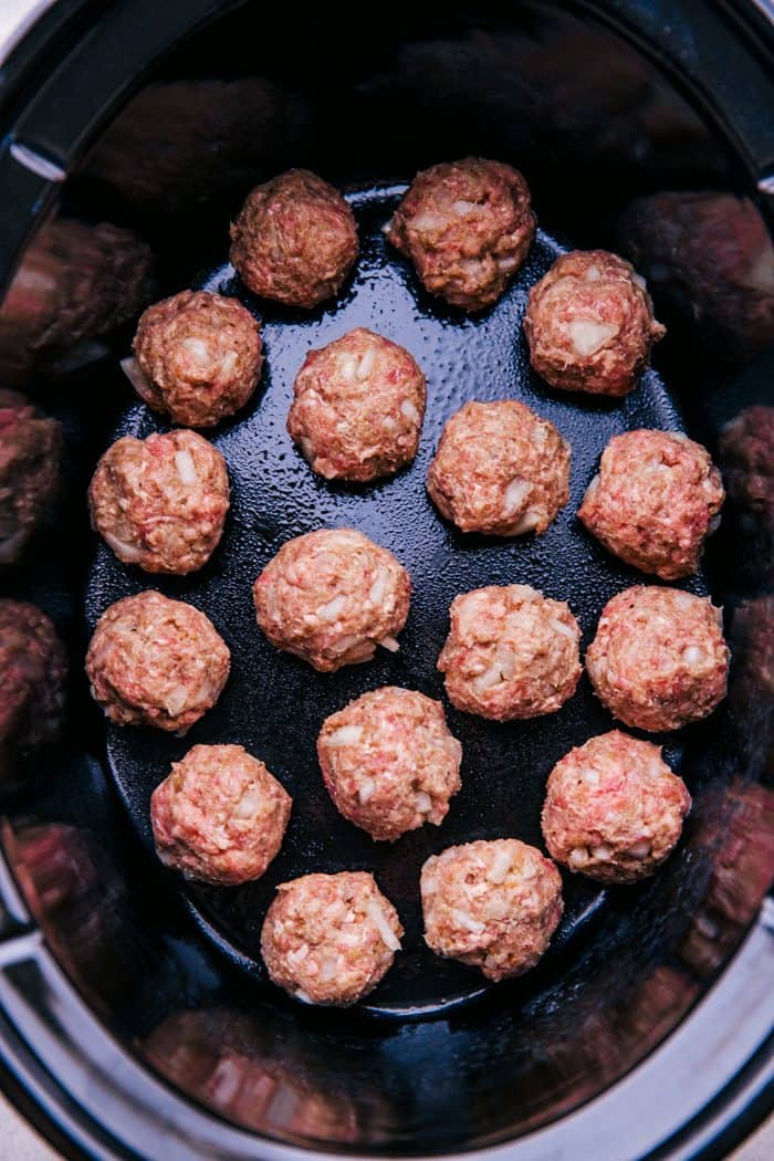Meatballs in a crockpot