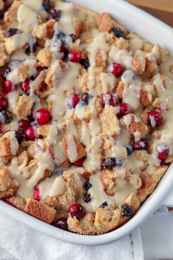 Cranberry Bread Pudding The Shortcut Kitchen 2907