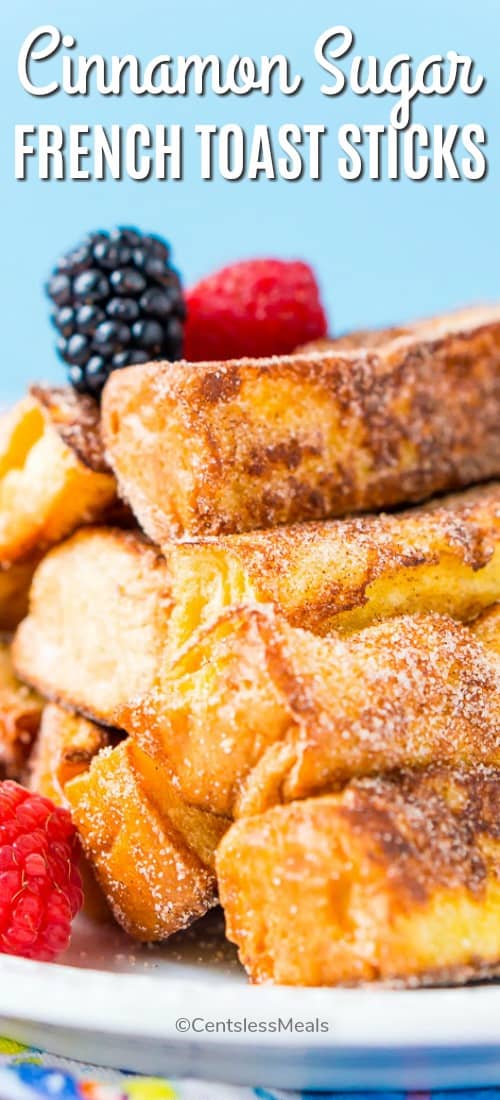 cinnamon sugar french toast sticks