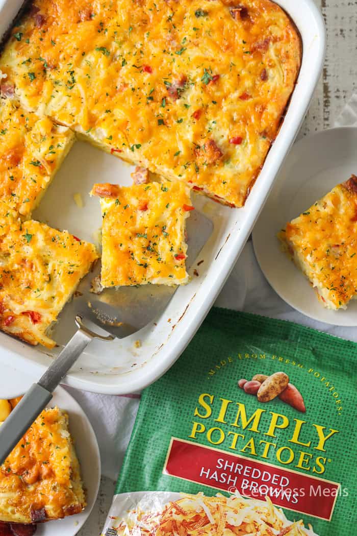 Hash Brown Breakfast Casserole The Shortcut Kitchen