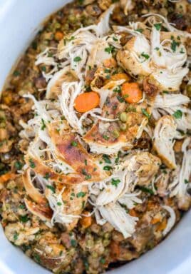 Crockpot Chicken and Stuffing