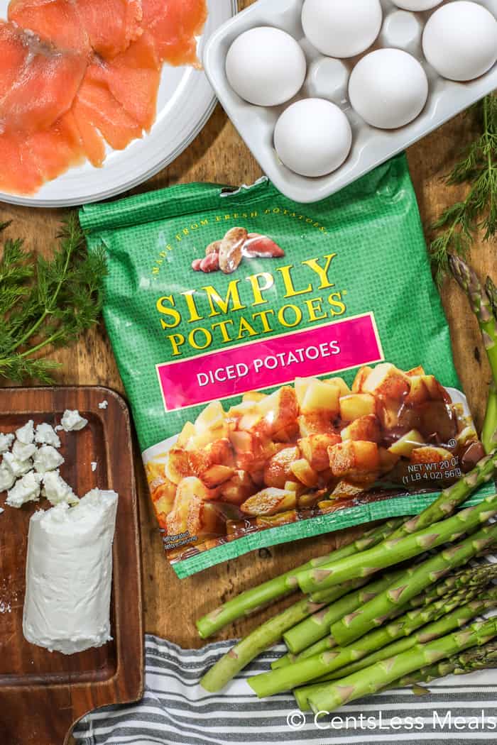 Salmon Asparagus Frittata {Perfect For Brunch} The Shortcut Kitchen