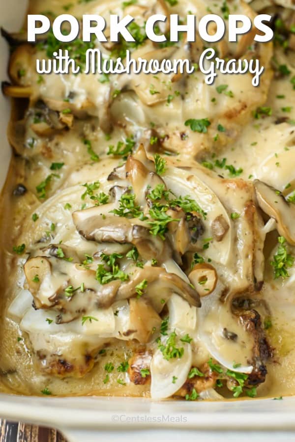 Pork Chops with Mushroom Gravy The Shortcut Kitchen