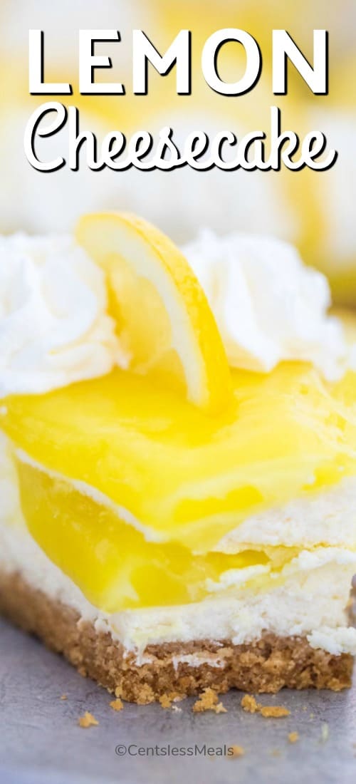 Lemon Cheesecake {Citrusy & Creamy!} - CentsLess Meals