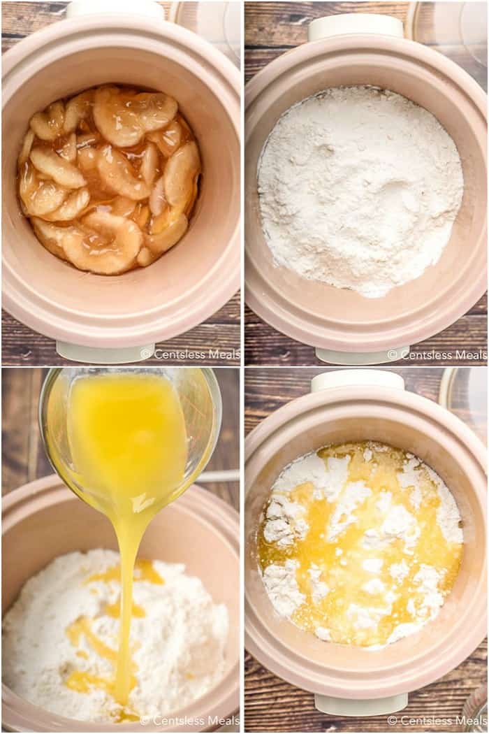 Crockpot Apple Cobbler Recipe (3-ingredient)