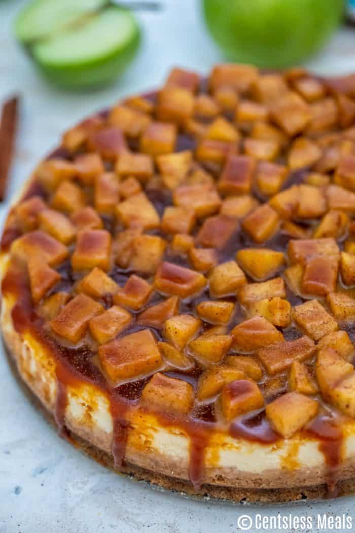 whole Caramel Apple Cheesecake