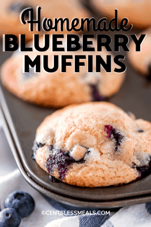 Homemade Blueberry Muffins - The Shortcut Kitchen