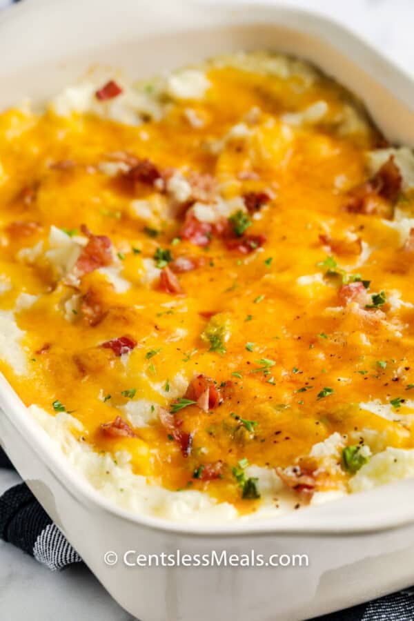 Loaded Mashed Potatoes (Ready in 30 minutes!) - The Shortcut Kitchen