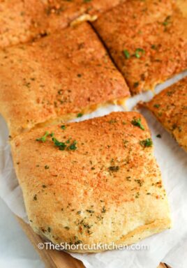 slices of Oven Baked Grilled Cheese