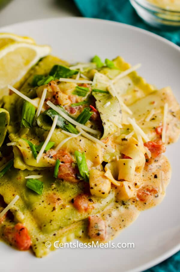 Garden Spinach Ricotta Ravioli (Quick Dinner!) The Shortcut Kitchen