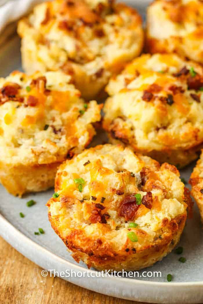 plated Loaded Mashed Potato Cups