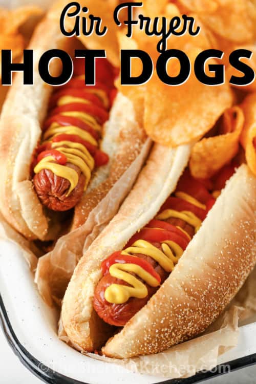 Easy Air Fryer Hot Dogs - A Southern Soul