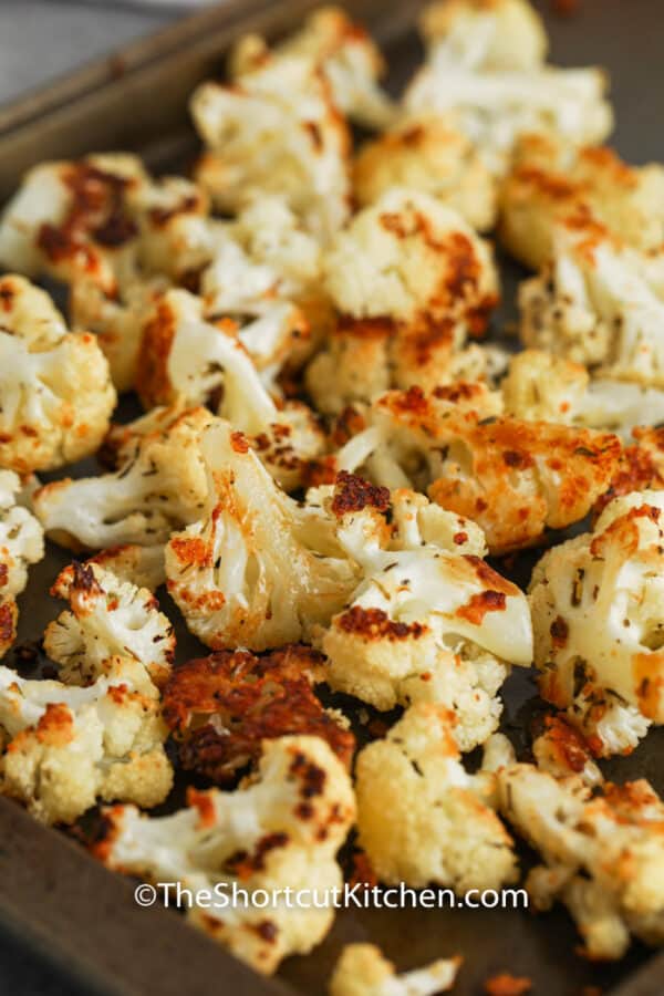 Oven Roasted Cauliflower (30 Minute Recipe!) The Shortcut Kitchen