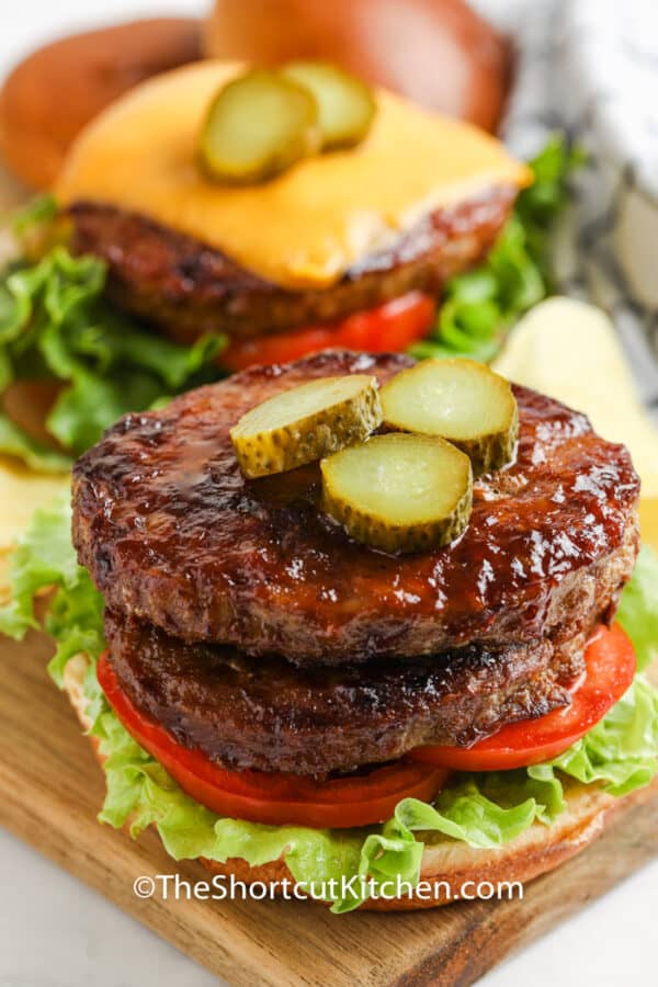 Air Fryer Frozen Burgers